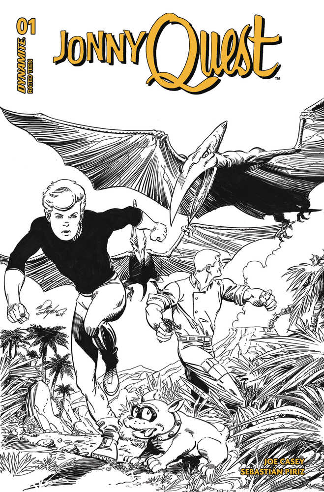 Jonny Quest #1 Cover N 10 Copy Variant Edition Layton Line Art