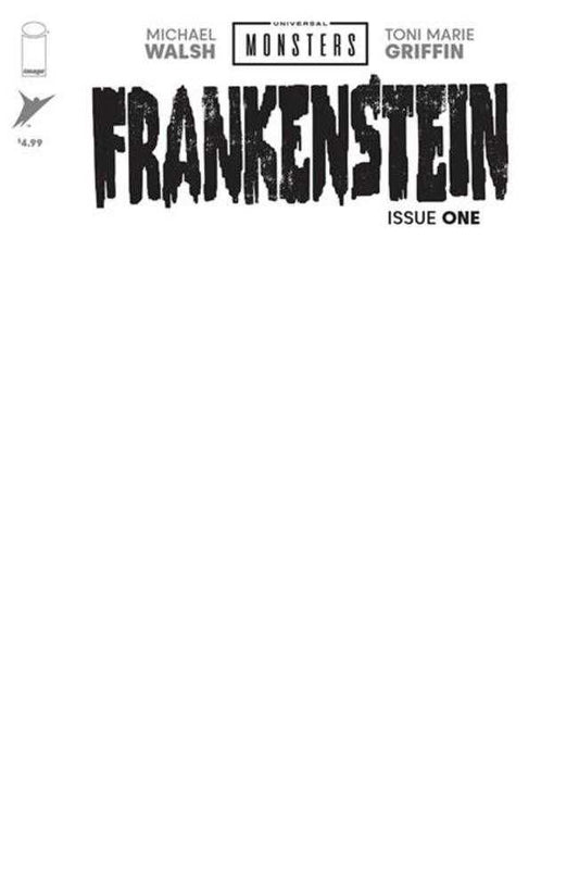 Universal Monsters Frankenstein #1 (Of 4) Cover H Blank Sketch Variant