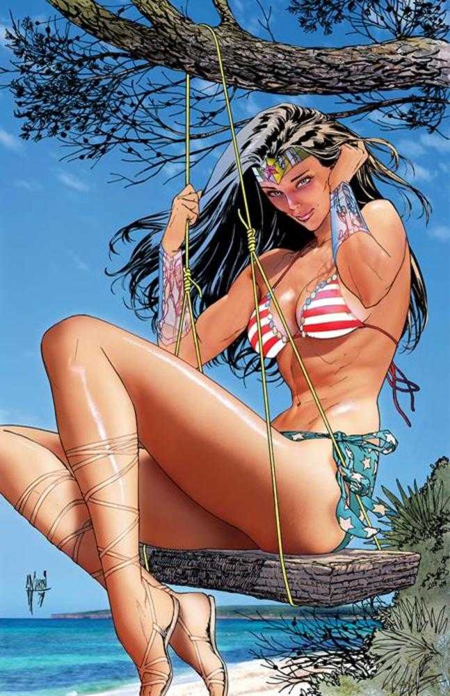 Wonder Woman #12 Cover D Guillem March Swimsuit Card Stock Variant (Absolute Power)