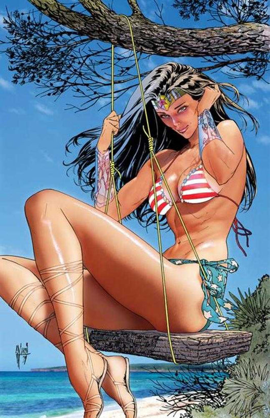 Wonder Woman #12 Cover D Guillem March Swimsuit Card Stock Variant (Absolute Power)