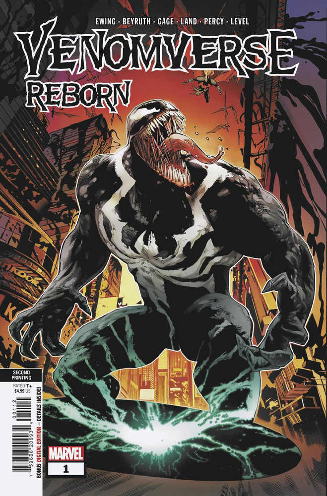 Venomverse Reborn #1 Greg Land 2nd Print Variant