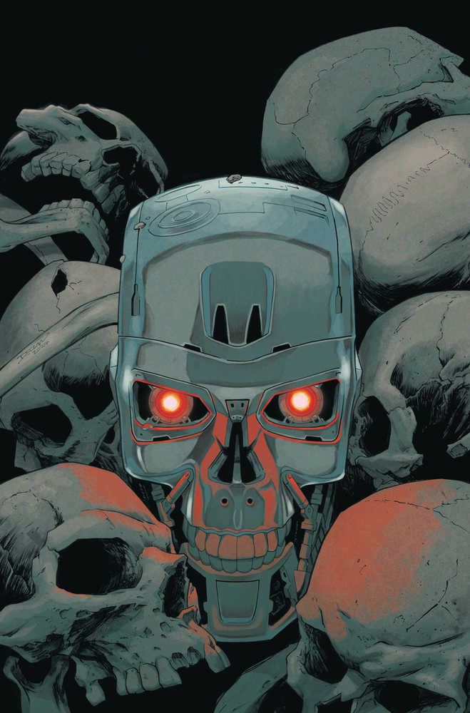 Terminator #1 Shalvey Metal Embossed Cover De Exclusive Variant