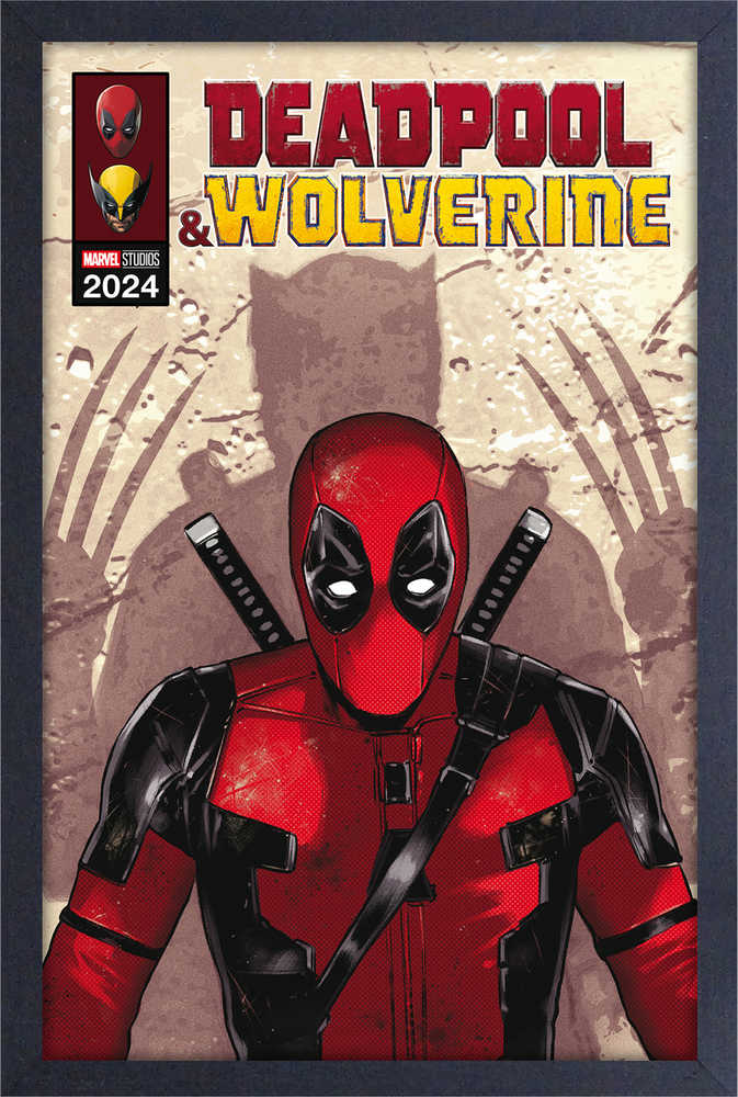 Deadpool 3 Shadow Framed Print