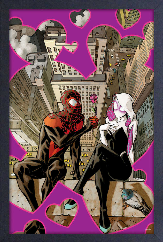 Spider-Man Romance Framed Print