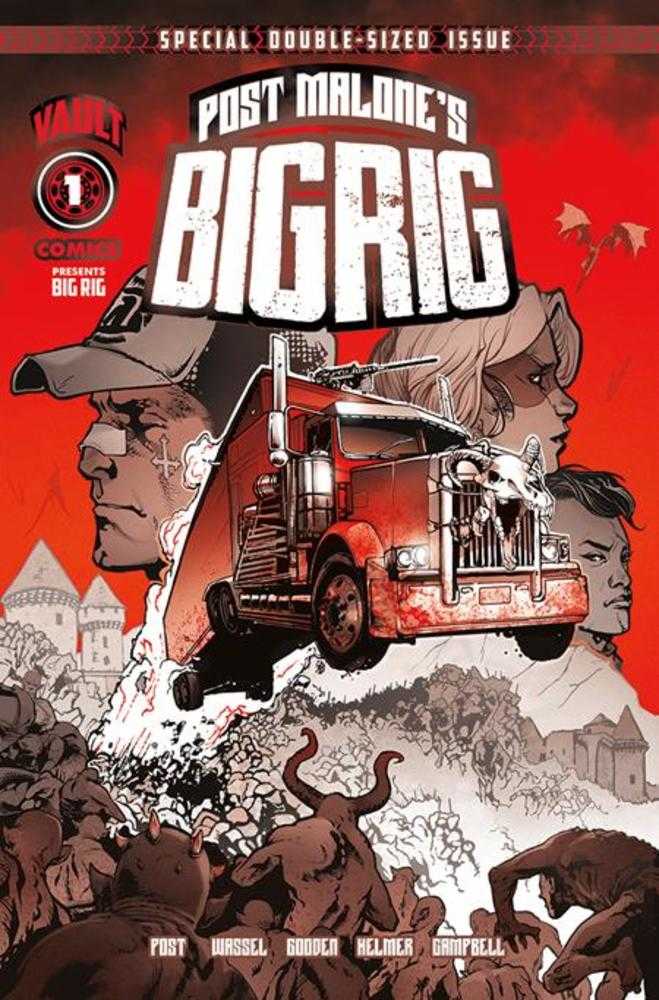 Post Malone's Big Rig #1 Cover A Nathan Gooden