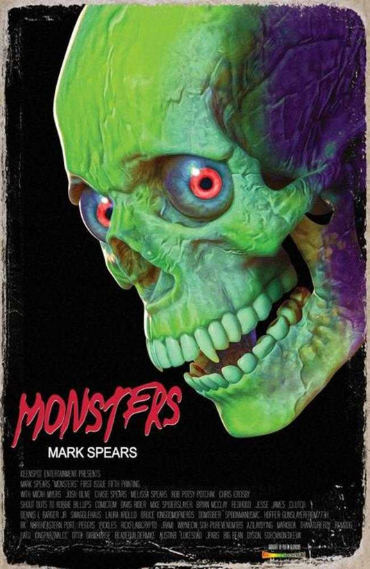 Mark Spears Monsters #1 5th Print Cover B Inc 1:20 Mark Spears Evil Dead Homage Variant