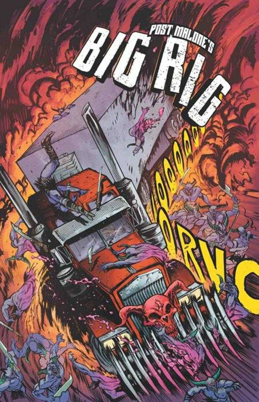 Post Malone's Big Rig #1 Cover G 1 in 10 Daniel Warren Johnson Variant