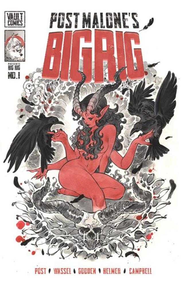 Post Malone's Big Rig #1 Cover I Peach Momoko Variant