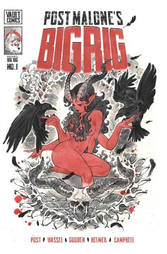 Post Malone's Big Rig #1 Cover I Peach Momoko Variant