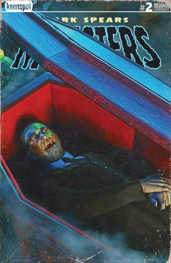 Mark Spears Monsters #2 3rd Print Cover B Inc 1:20 Mark Spears Waking The Dead Variant