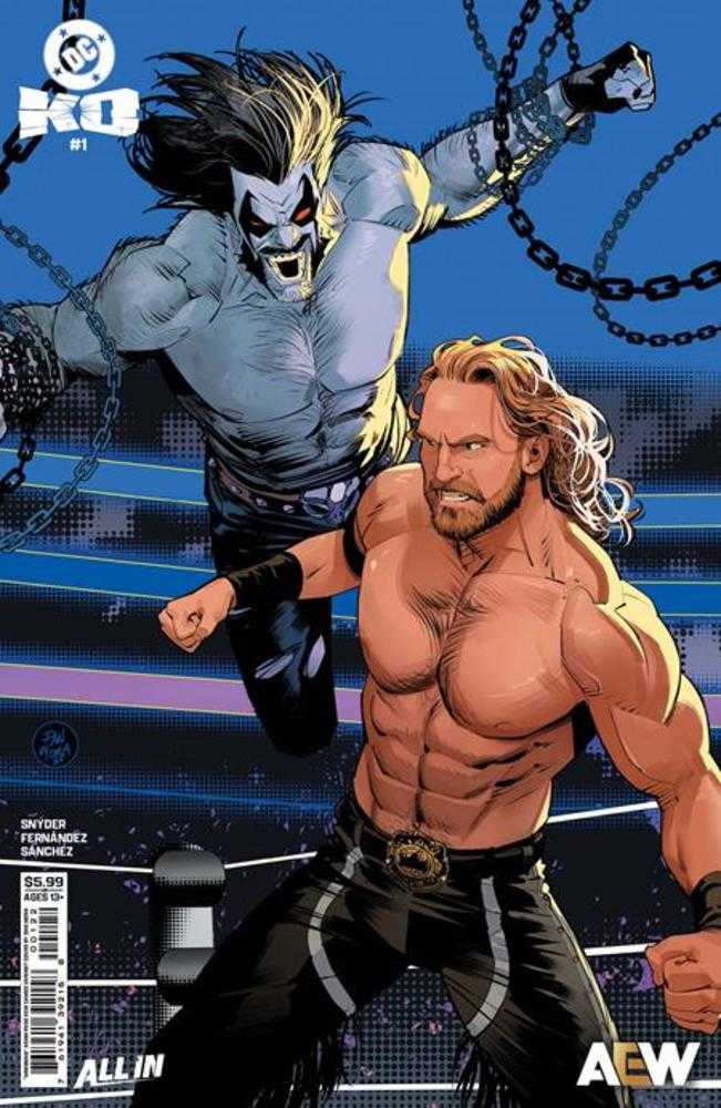 DC K.O. #1 (Of 5) Cover K Dan Mora Hangman Adam Page Aew Cameo Card Stock Variant