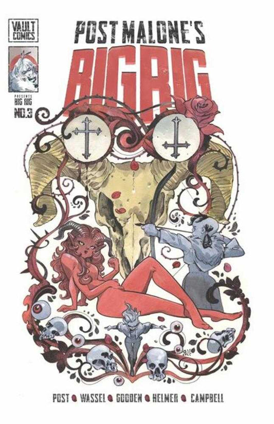 Post Malone's Big Rig #3 Cover J Peach Momoko Variant (Mature)