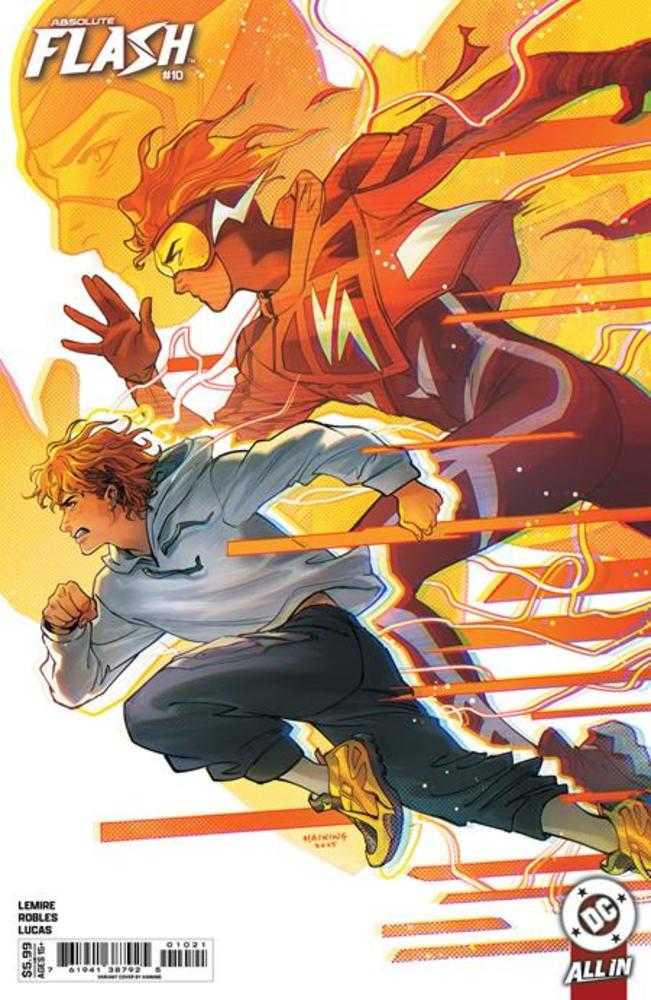 Absolute Flash #10 Cover B Haining Card Stock Variant