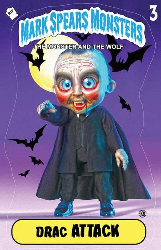 Mark Spears Monsters The Monster & The Wolf #2 Cover C 1 in 25 Mark Spears Drac Attack Variant (Free)