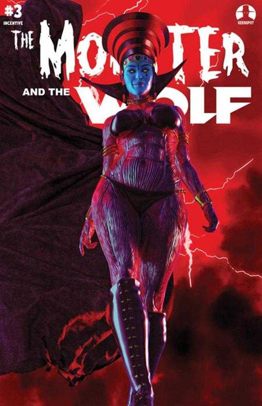 Mark Spears Monsters The Monster & The Wolf #3 Cover E 1 in 50 Mark Spears Queen Of Hearts Variant (Free)