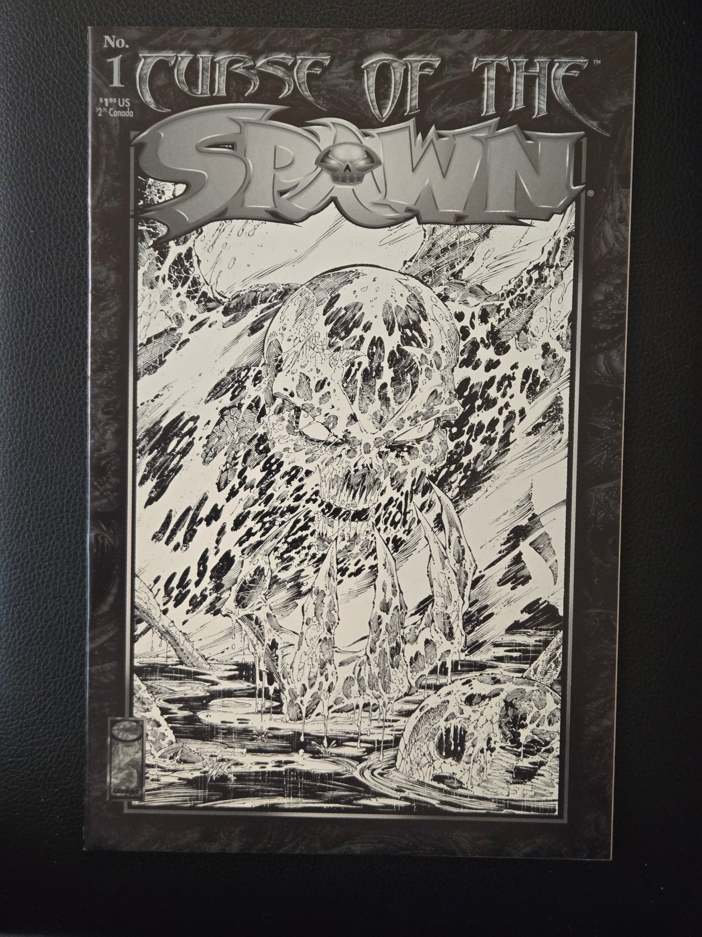 Curse of the Spawn #1 B&W Variant