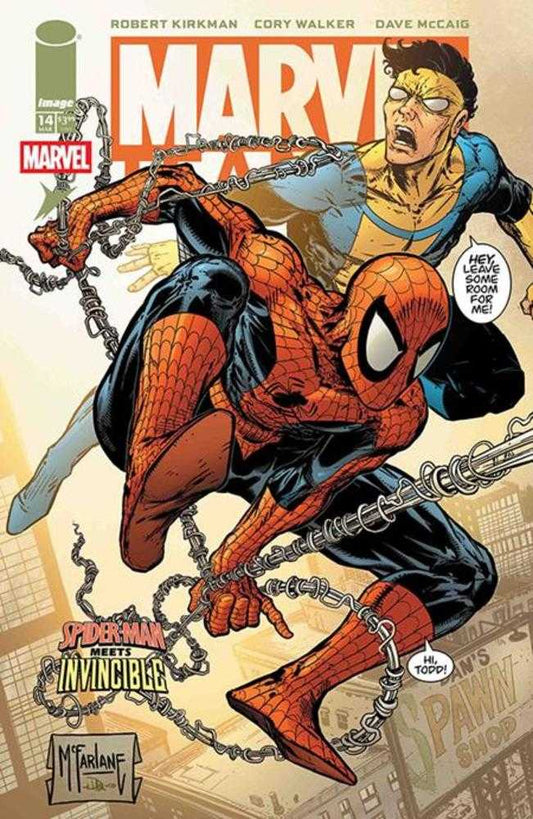 DF Marvel Team Up #14 Facsimile Edition Todd McFarlane & Dave MccCaig Variant CGC Graded 9.8