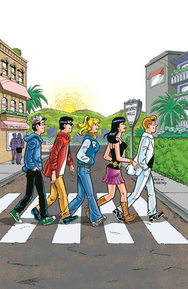 Laugh #166 Facsimile Edition Cover C Rex Lindsey Abbey Road Variant