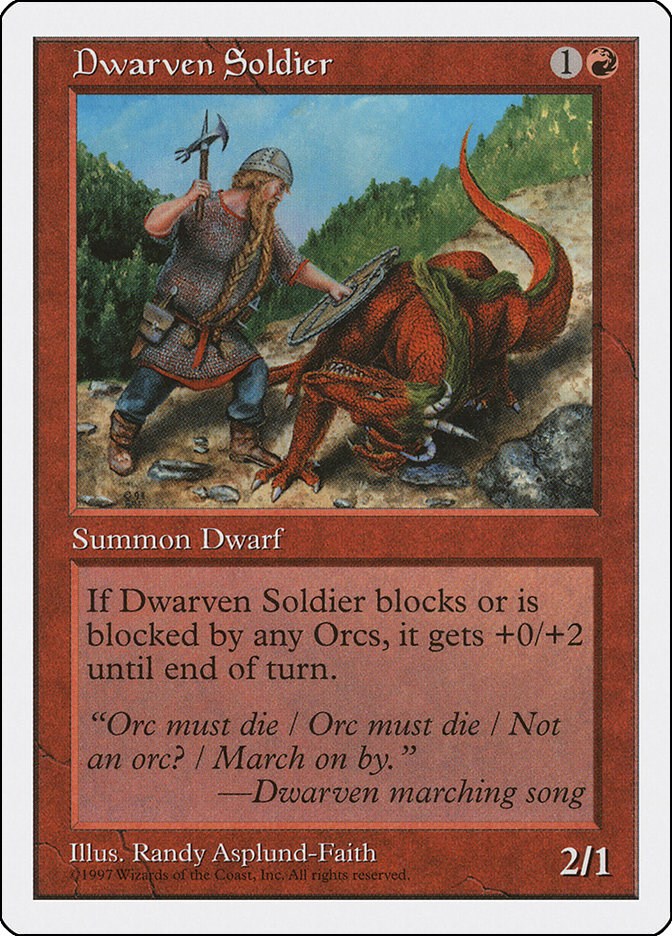 Dwarven Soldier [5ED - N/A]