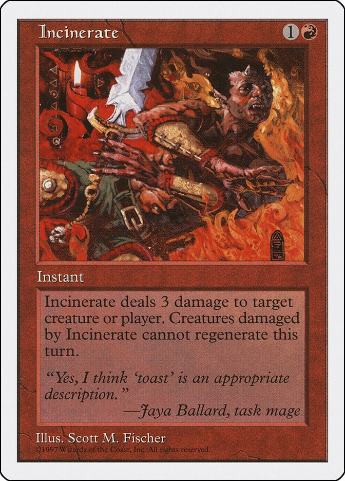 Incinerate [5ED - N/A]