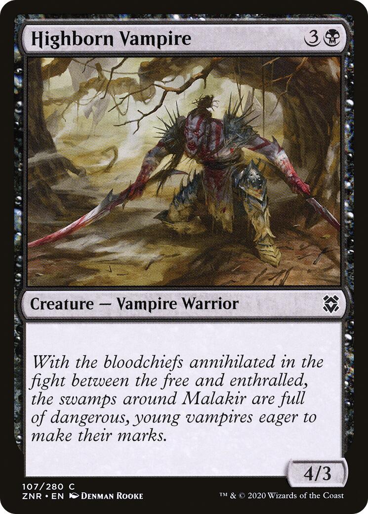 Highborn Vampire [ZNR - 107]