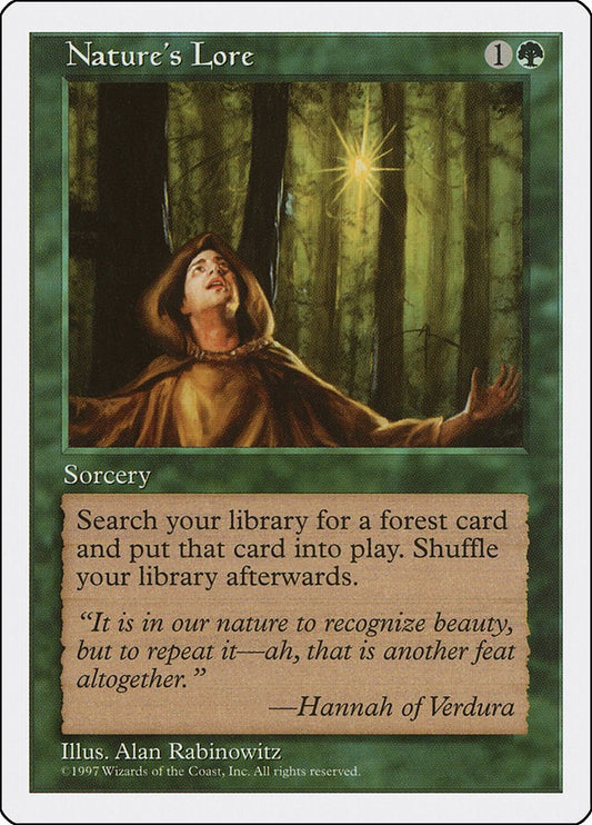 Nature's Lore [5ED - N/A]