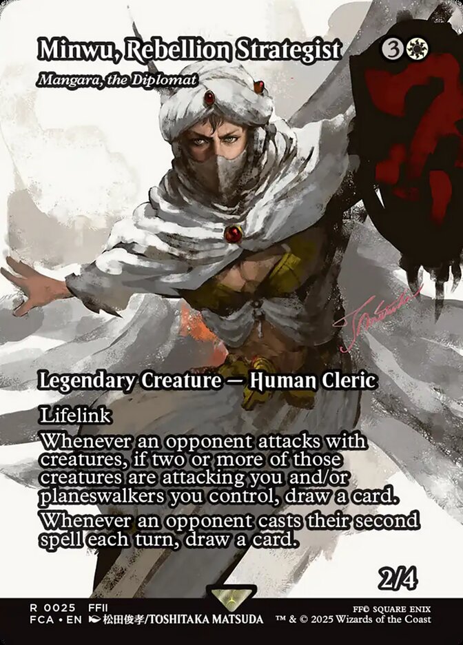 Minwu, Rebellion Strategist - Mangara, the Diplomat - Showcase