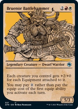 Bruenor Battlehammer (Showcase) [AFR - 337]