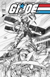 G.I. Joe A Real American Hero #304B Black & White Kubert Variant