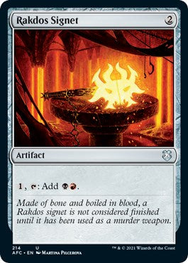 Rakdos Signet [AFC - 214]