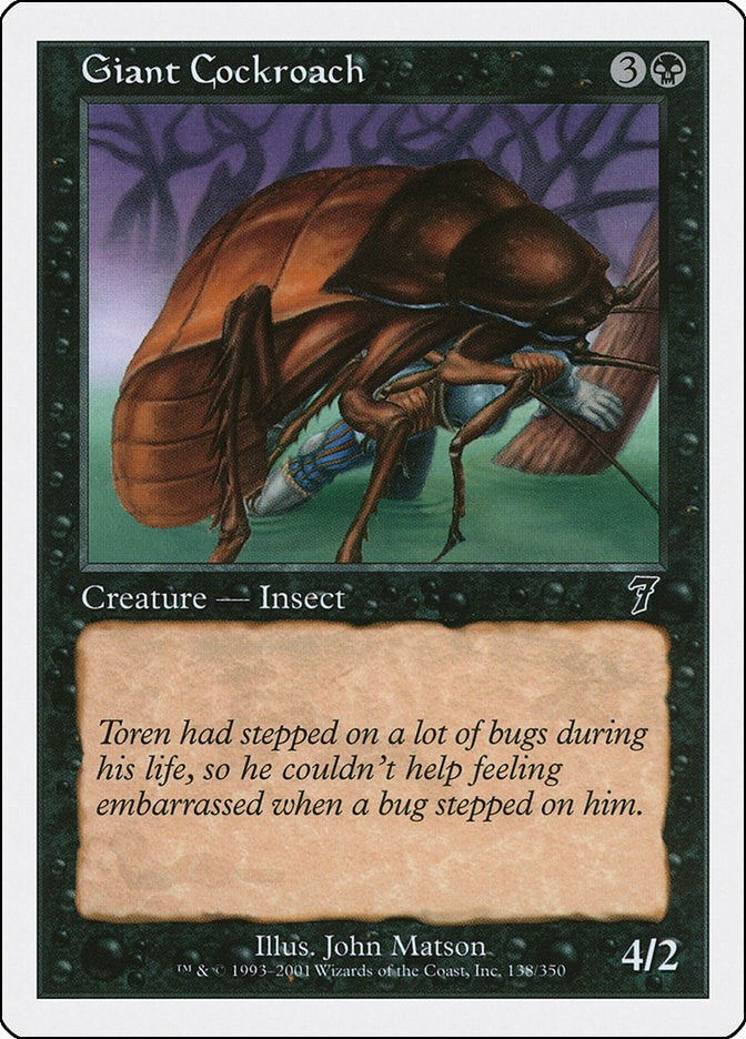Giant Cockroach [7ED - 138]