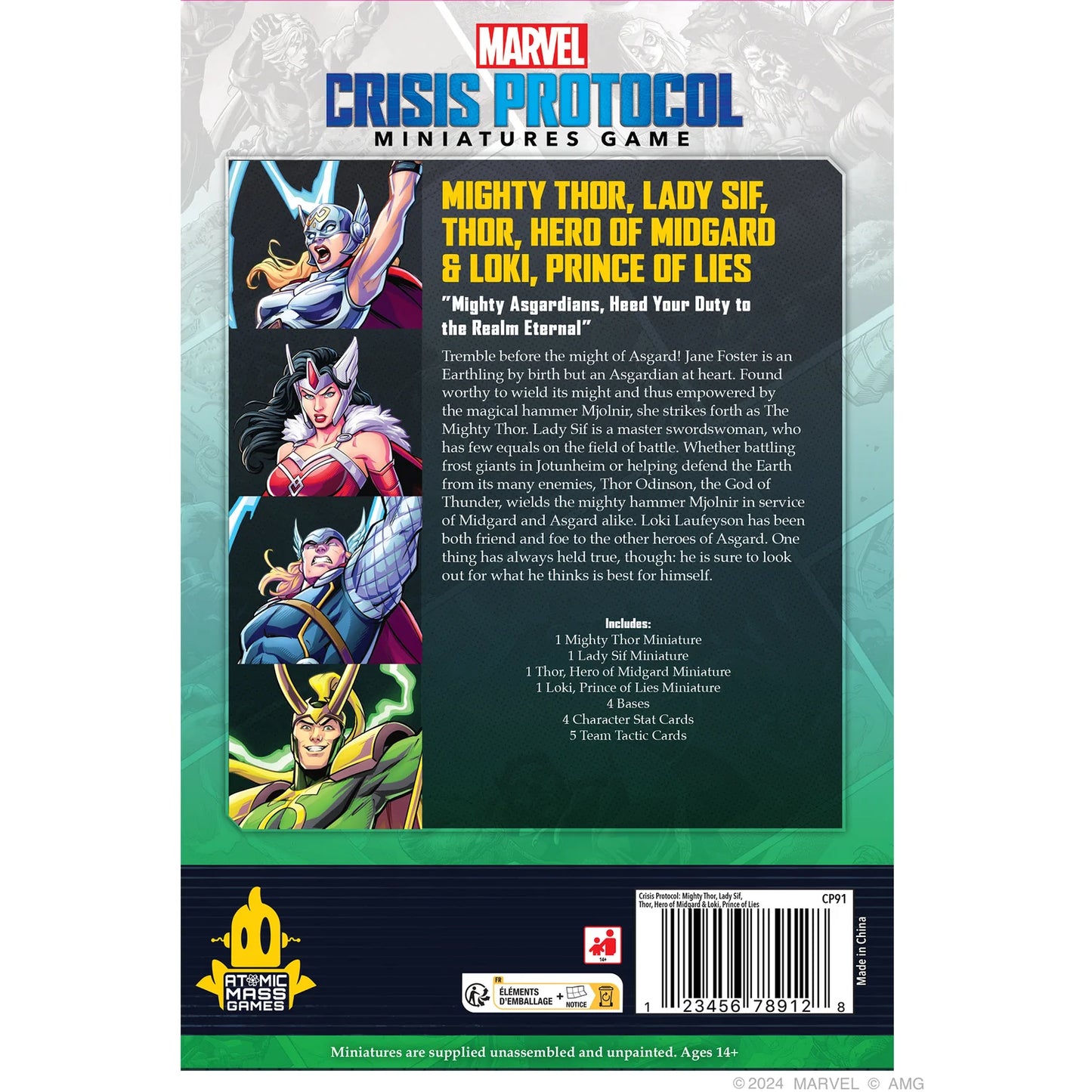 Marvel Protocol: Mighty Thor, Lady Sif, Thor, Hero of Midgard & Loki, Prince of Lies