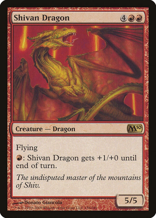 Shivan Dragon [M10 - 156]