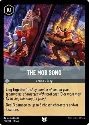 The Mob Song - 198/204 - Uncommon - Cold Foil