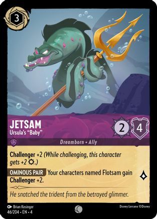 Jetsam - Ursula's "Baby" - 46/204 - Common - Cold Foil