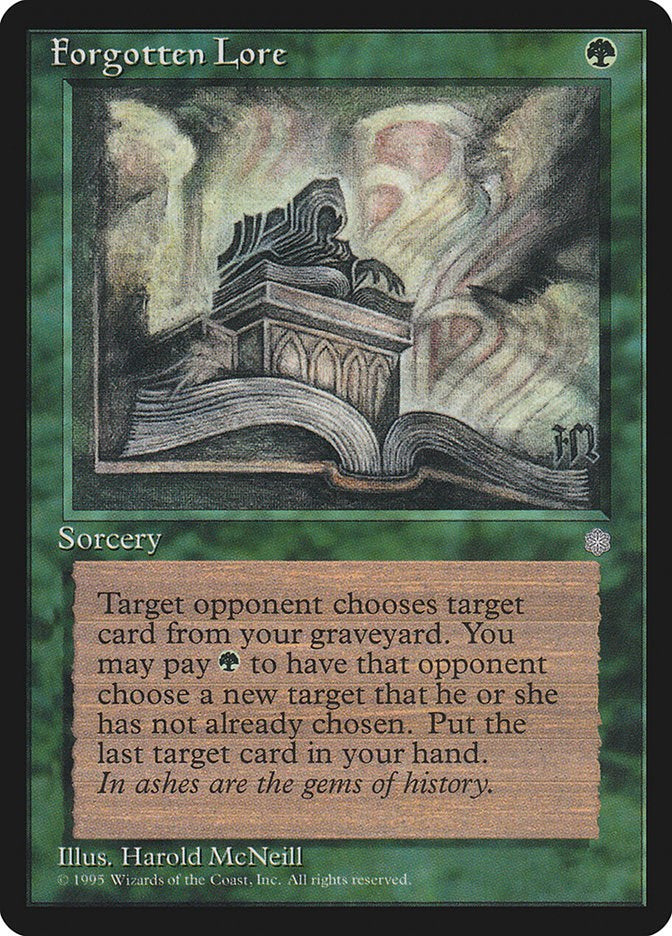 Forgotten Lore [ICE - N/A]