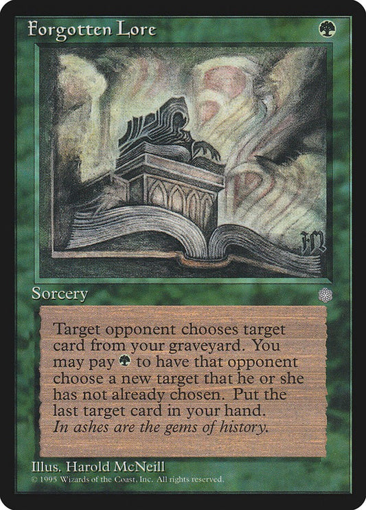 Forgotten Lore [ICE - N/A]