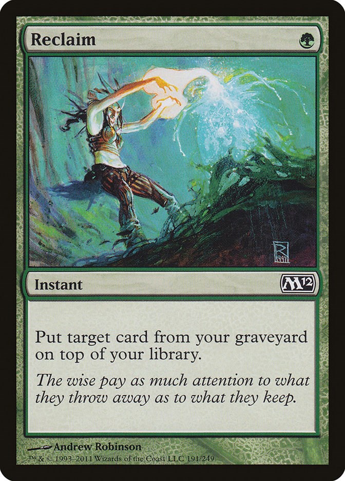Reclaim [M12 - 191]