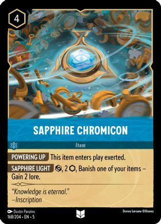 Sapphire Chromicon - 168/204 - Uncommon - Cold Foil