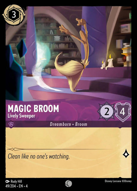 Magic Broom - Lively Sweeper - 49/204 - Common