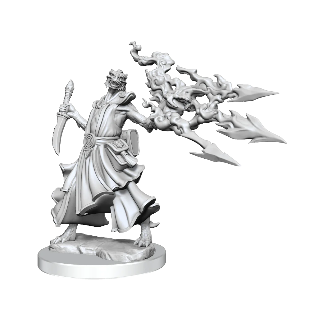 D&D Frameworks: Dragonborn Sorcerer - Unpainted and Unassembled