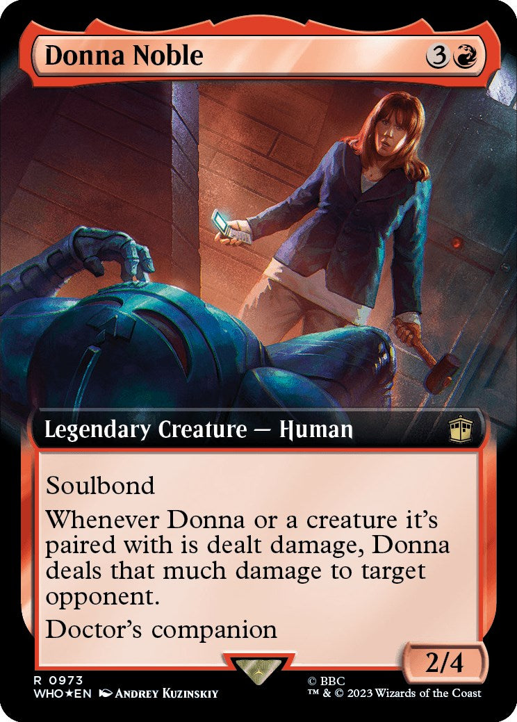Donna Noble (Extended Art) (Surge Foil)