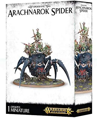 Arachnarok Spider with Spiderfang Warparty