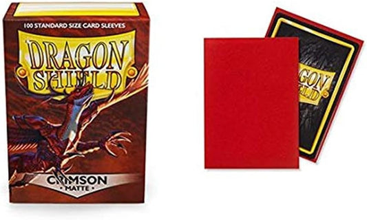 Dragon Shield Box of 100 in Matte Crimson