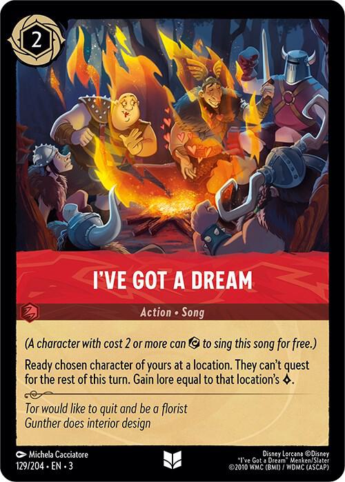 I've Got A Dream - 129/204 - Uncommon