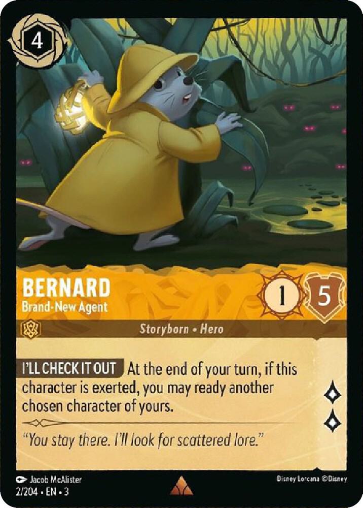 Bernard - Brand - New Agent - 2/204 - Rare