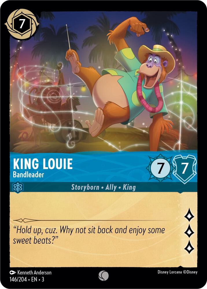 King Louie - Bandleader - 146/204 - Common - Cold Foil