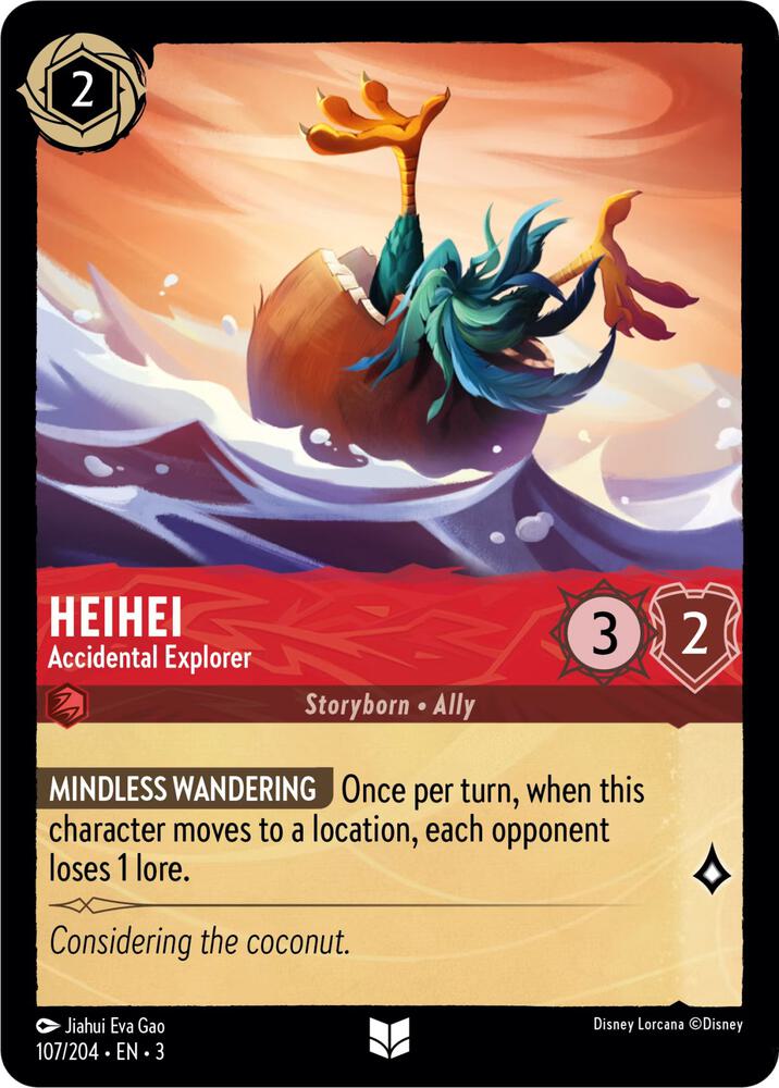 HeiHei - Accidental Explorer - 107/204 - Uncommon - Cold Foil
