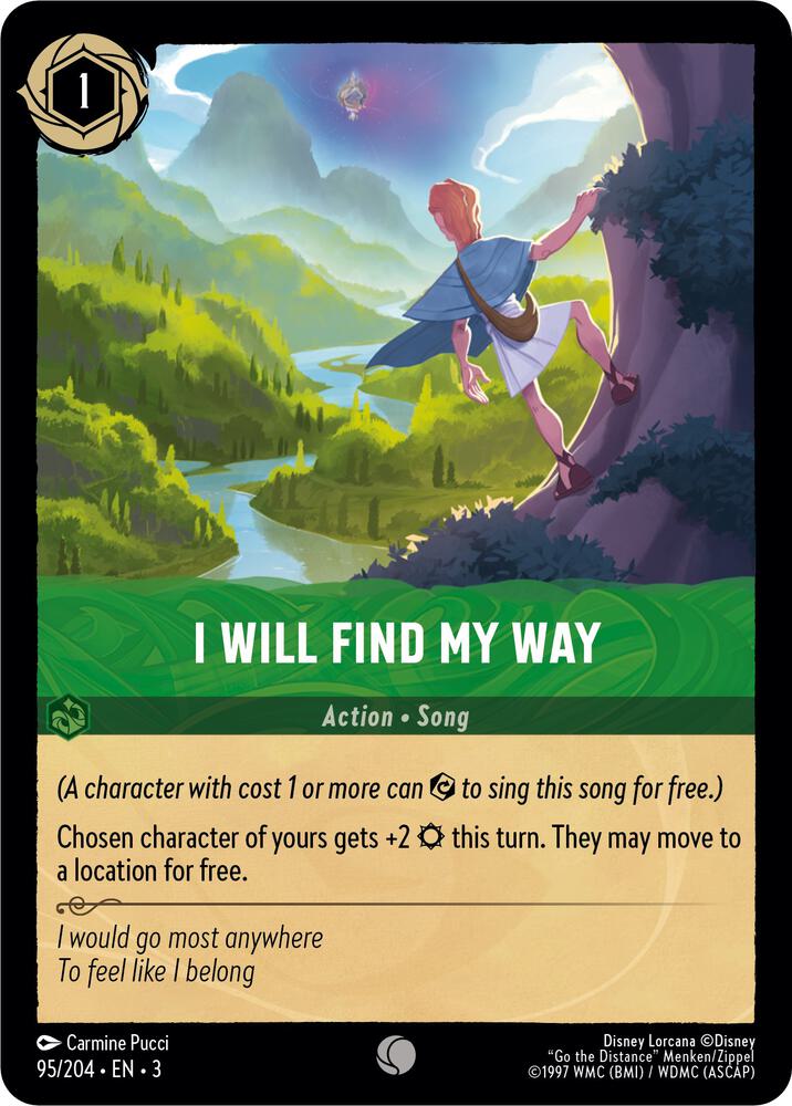 I Will Find My Way - 95/204 - Common - Cold Foil