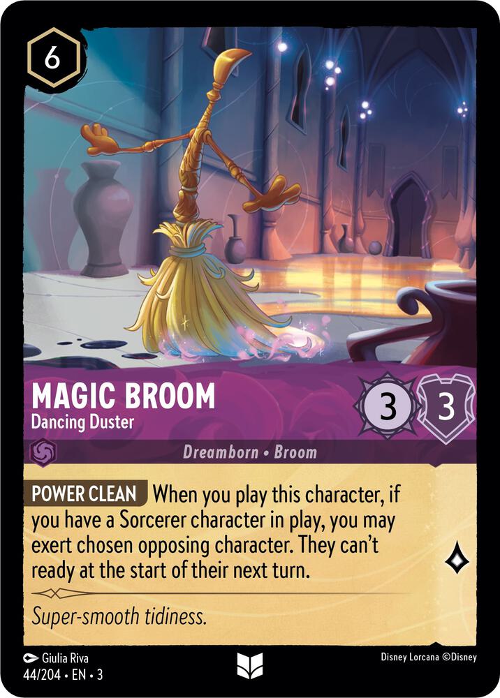 Magic Broom - Dancing Duster - 44/204 - Uncommon - Cold Foil